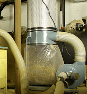 Cartuchos filtrantes para carpintería