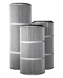 Cartuchos filtrantes, poliéster antiestático